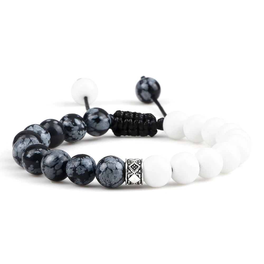 Fire Healing Natural Stone Crystal Charm Bracelets