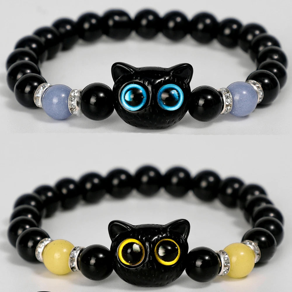 Luminous Big Eye Cat Bracelets
