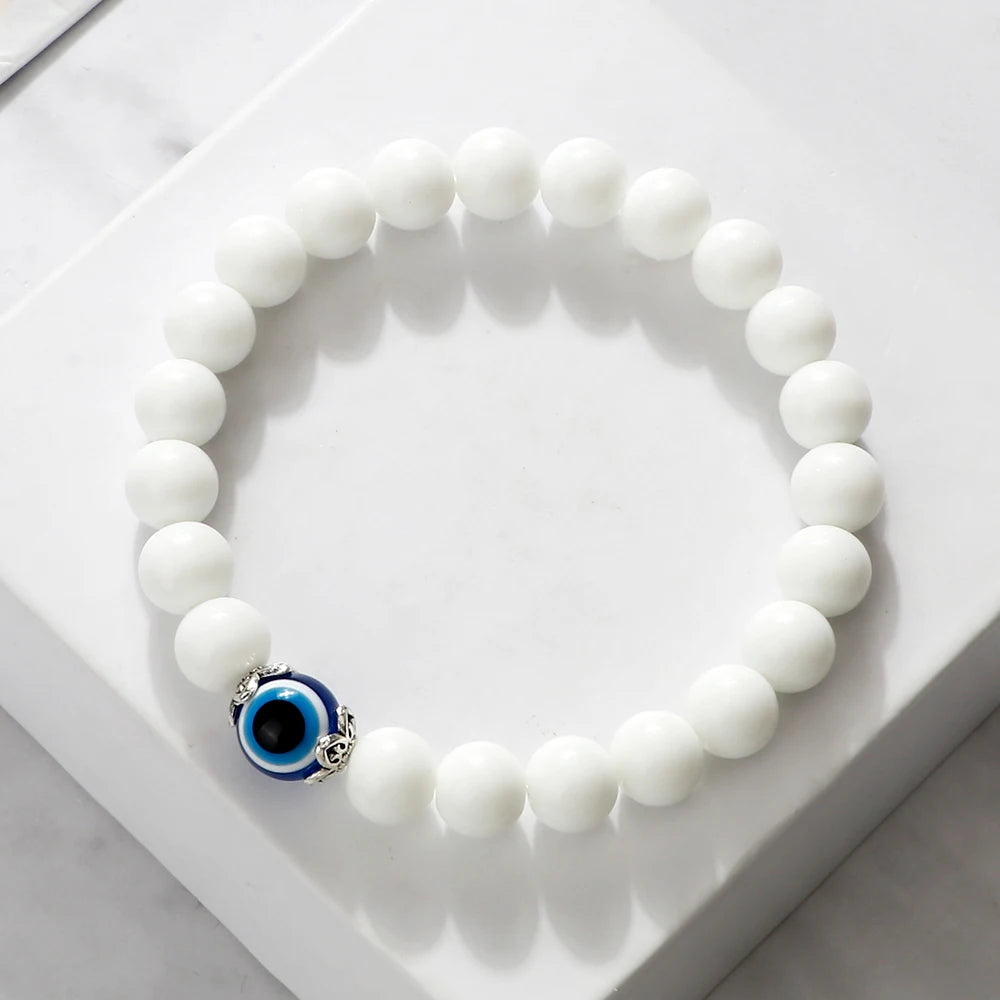 Beautiful Cat Eye Stone Beads Bracelet