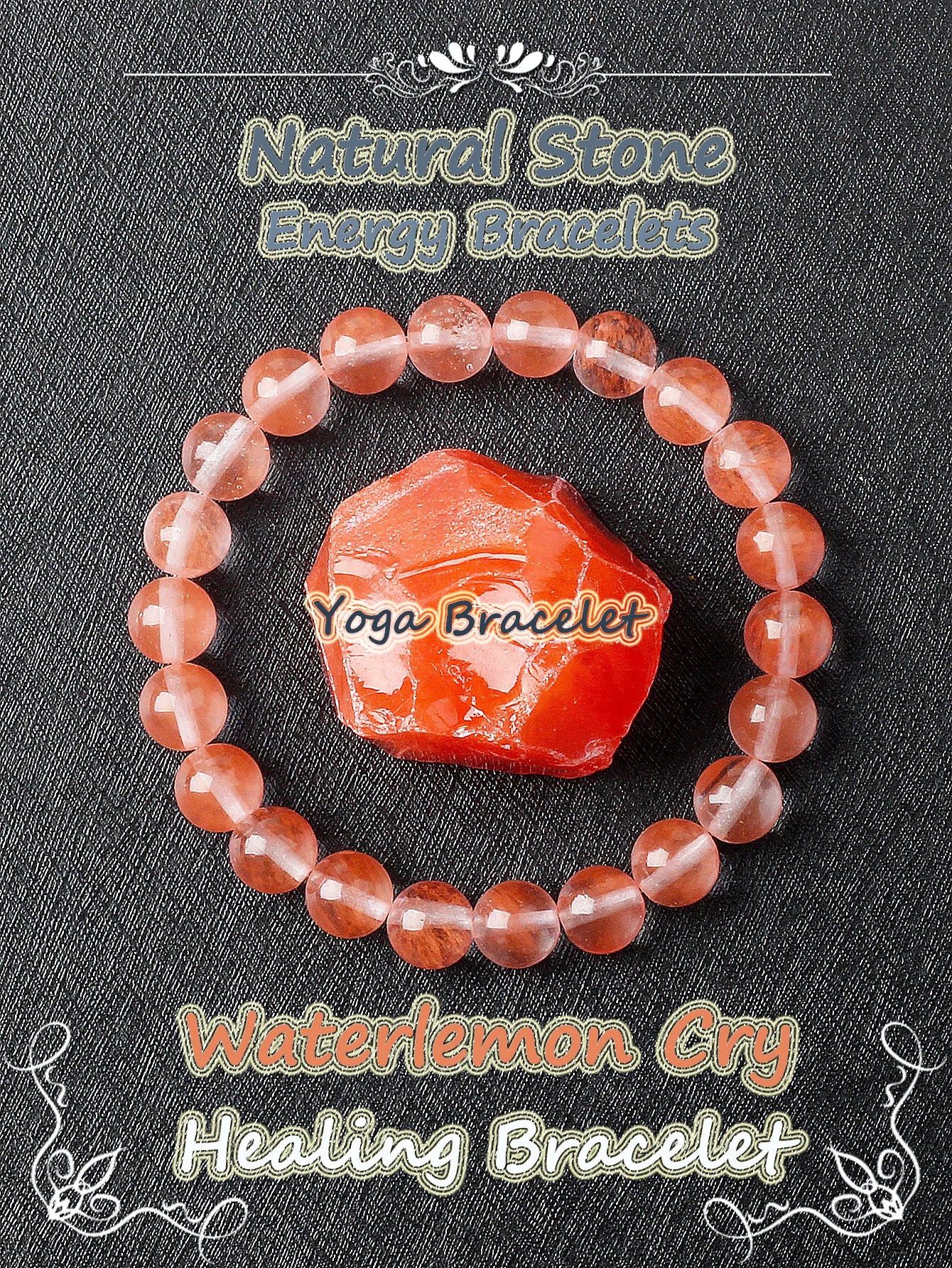 Genuine Crystal Round Healing Bracelets