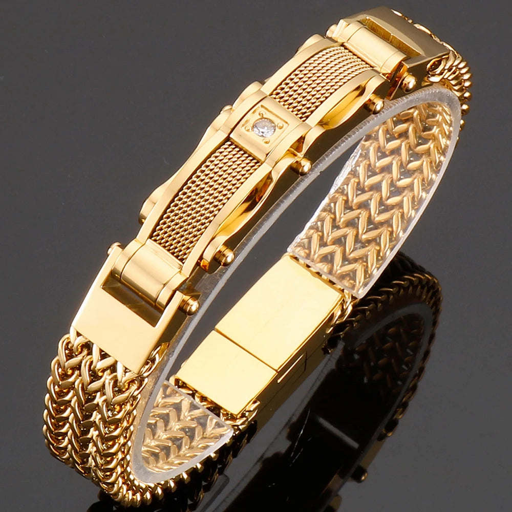 Luxury Square Franco Link Bracelets
