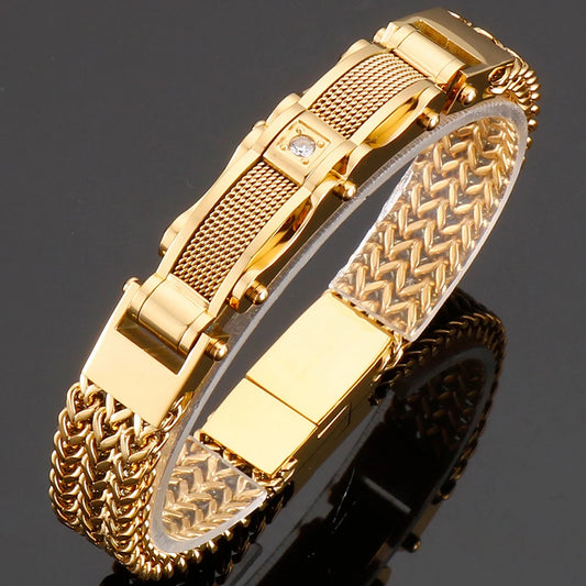 Luxury Square Franco Link Bracelets