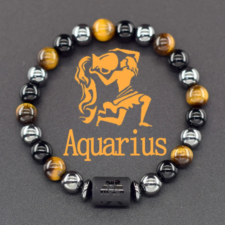 Crystal Cosmic Zodiac Sign Bracelet Constellation Bracelet