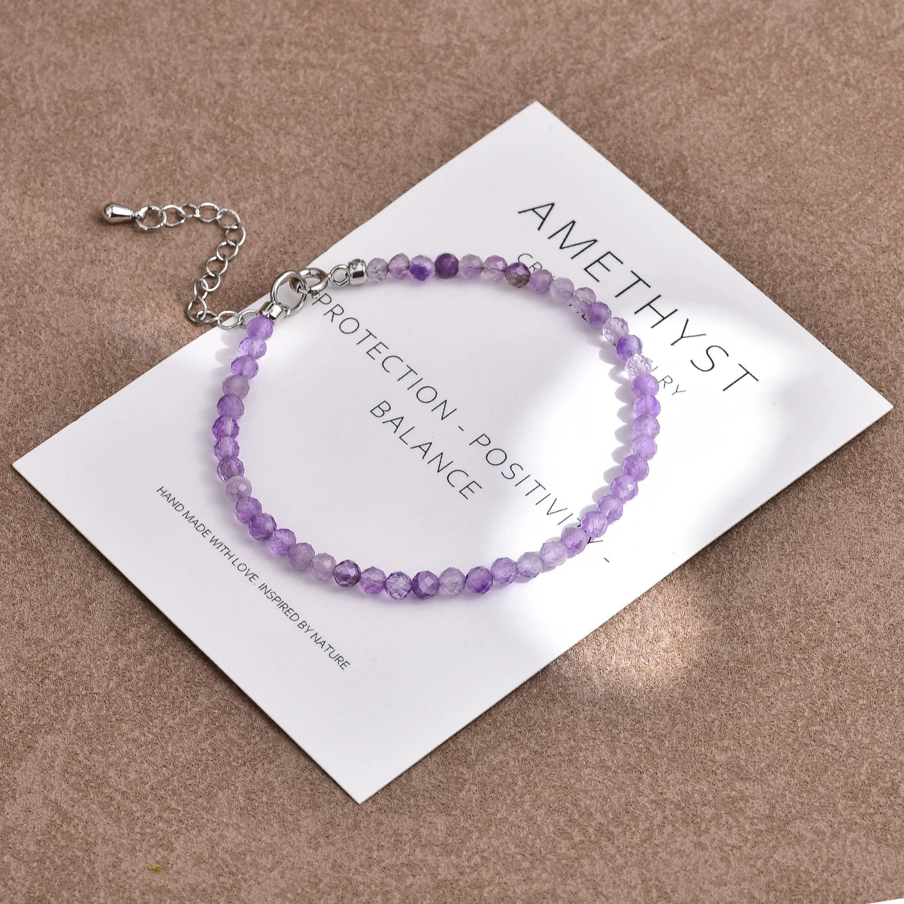 Dainty Healing Crystal Modern Design Bracelets