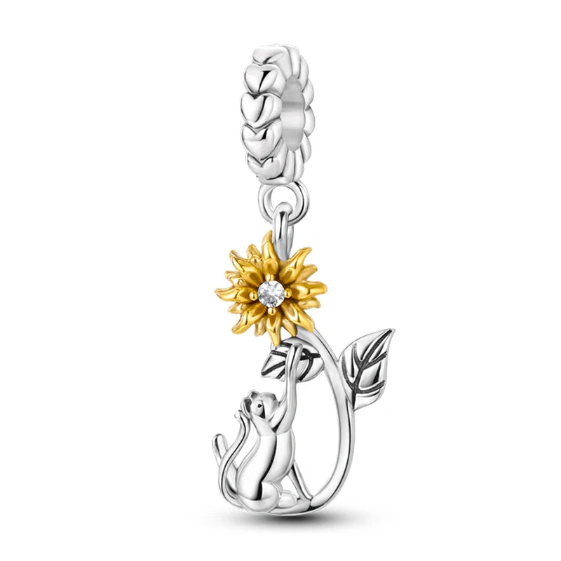 Romantic Bouquet Flower Love Language Theme Charms