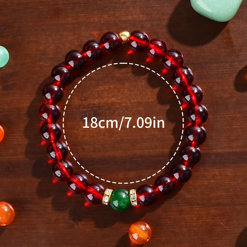 Ruby Red  Prosperity Protection Enhancement Bracelet