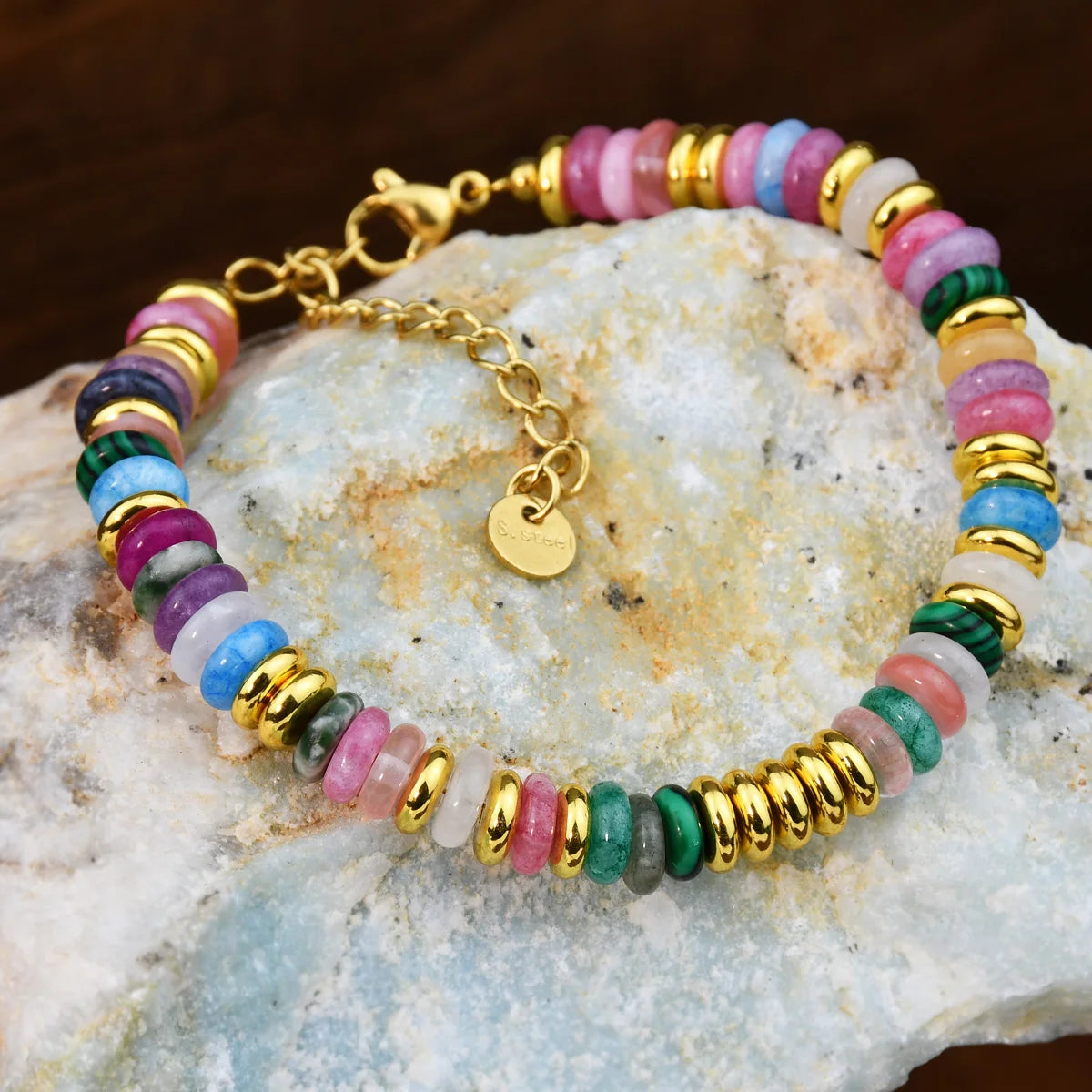 Euphoria Colorful Mix Gemstones Beaded Bracelet