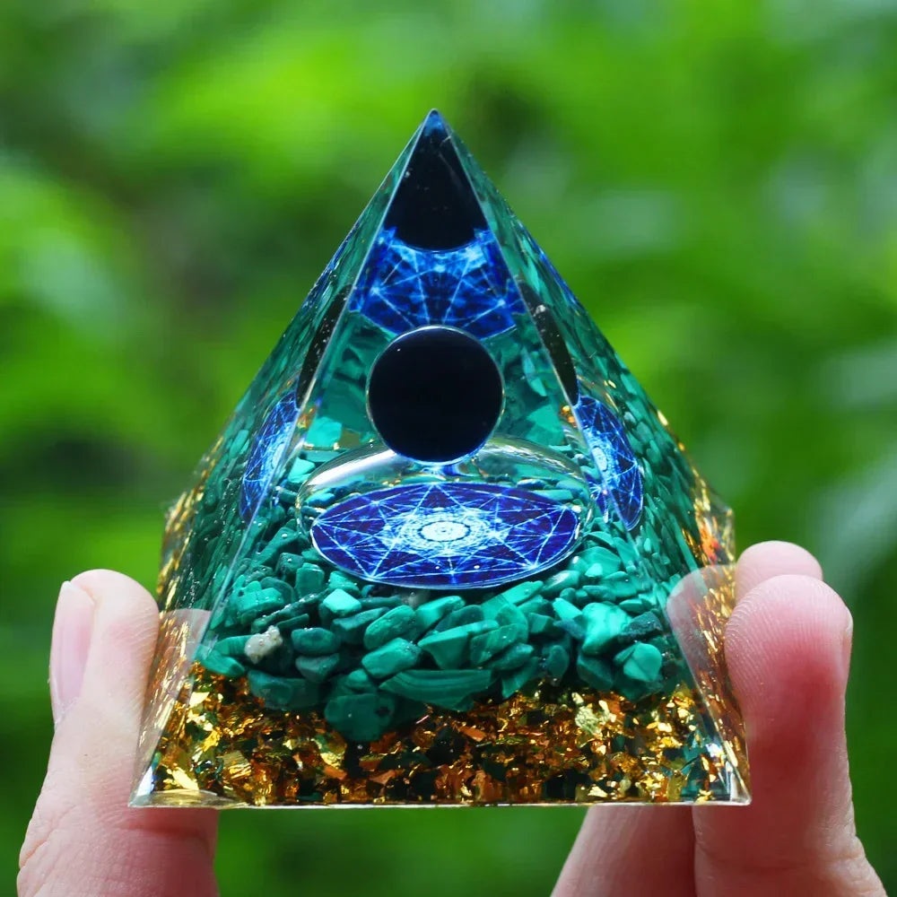 Egyptian Natural Crystal Energy Generator Pyramid