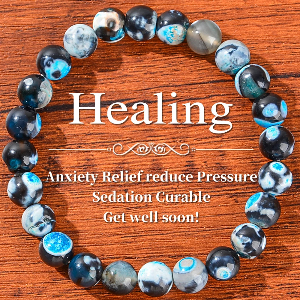 Sodalite Tiger Eye Healing Crystal Bracelet