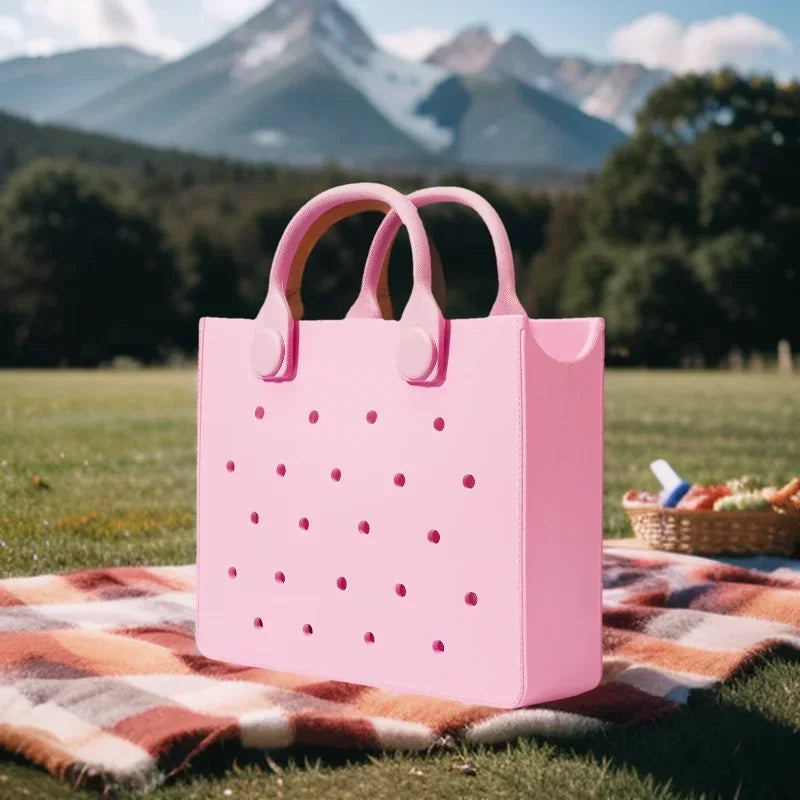 Pastel Palettes Rainbow Tote Handbag