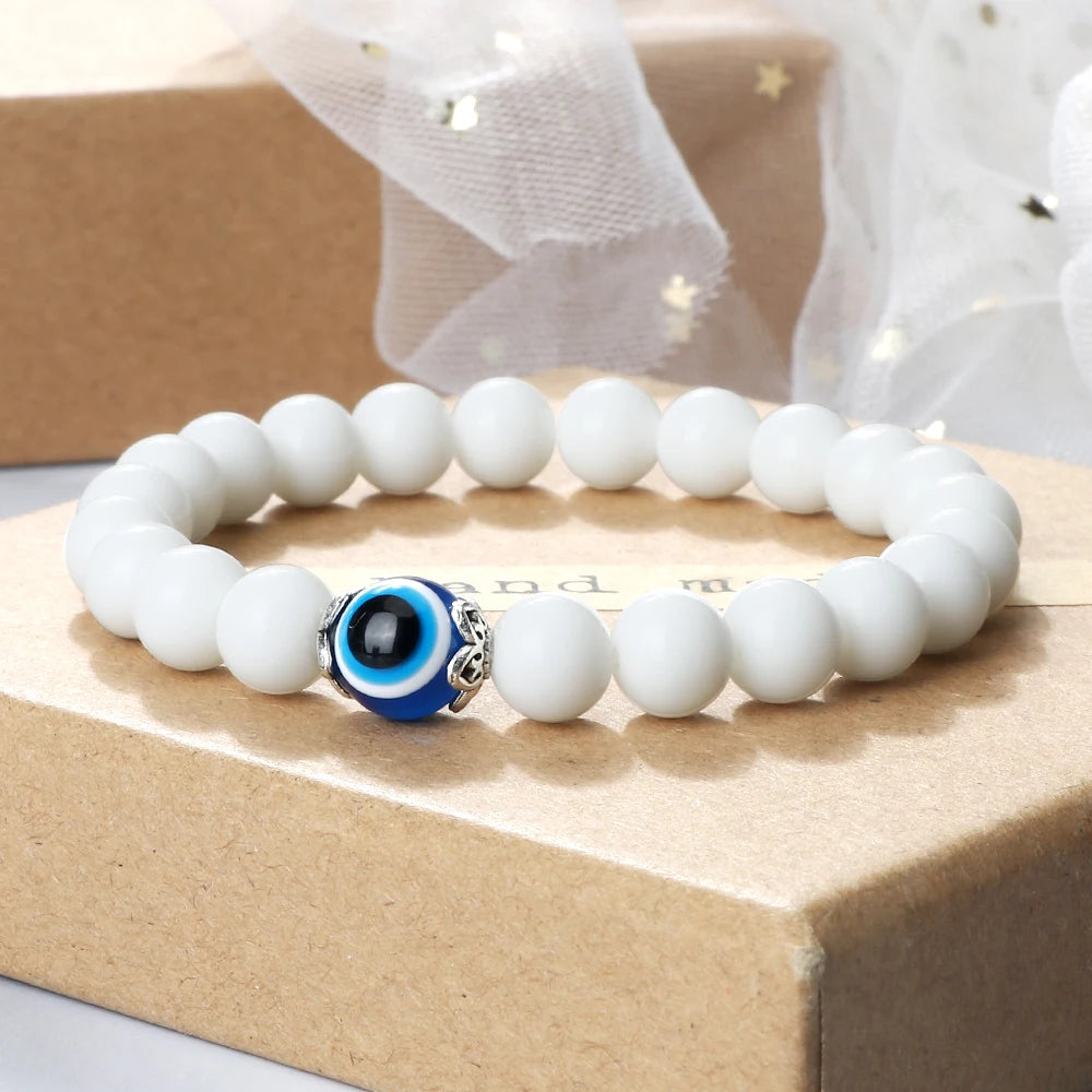 Beautiful Cat Eye Stone Beads Bracelet