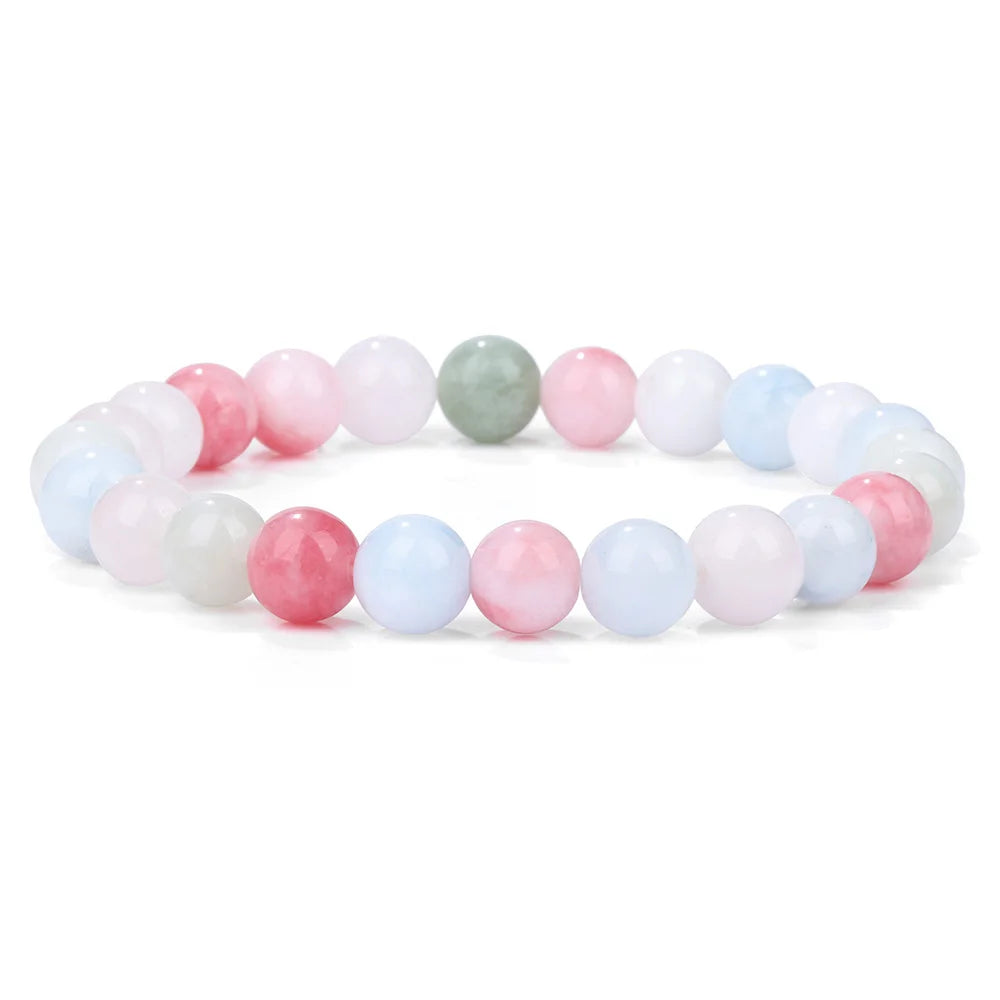 Pink Series 2 Natural Stone Bracelets