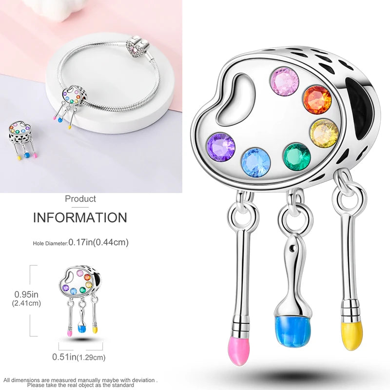 Explore Vibrancy Silver Array Charms Pendants
