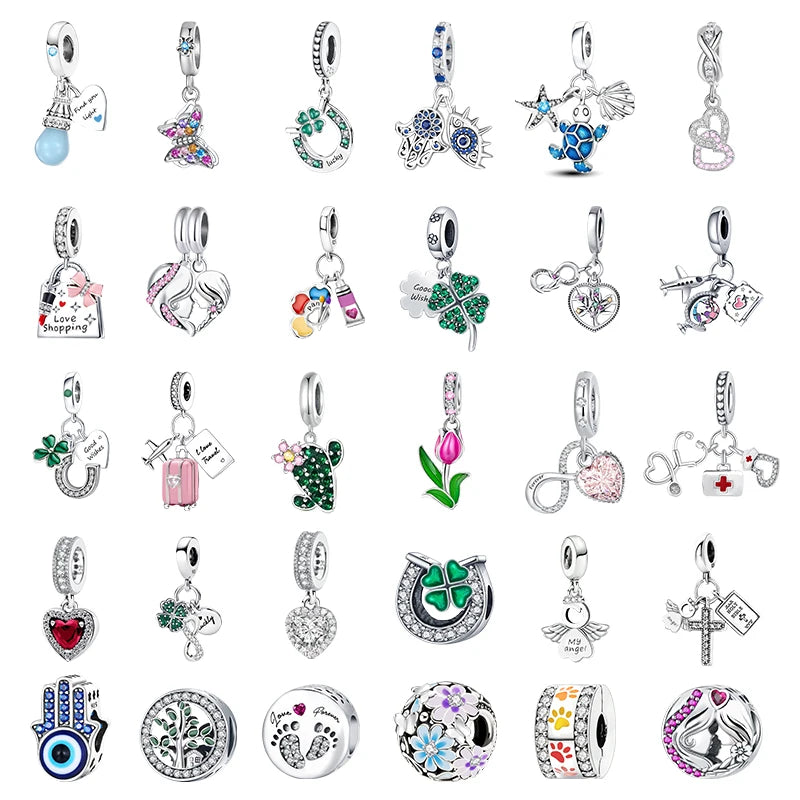 Elegant Gorgeous Diamond Stone Charm Pendants