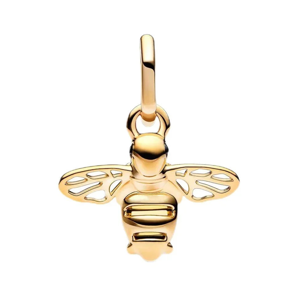 Glittering Gold Mixed Sparkling Charm Pendants