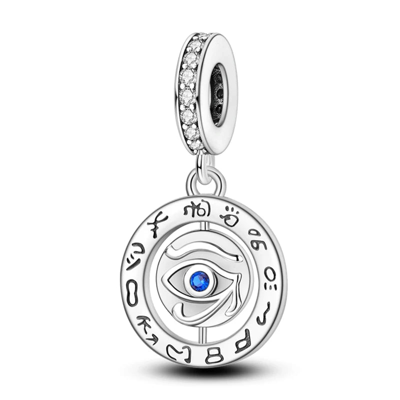 Sparkling Horus Eye Best Wishes Lucky Charms Pendants