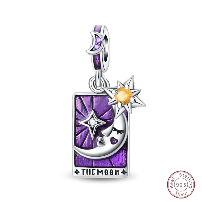 Magic Tarot Sun Moon Stars Charms Pendants