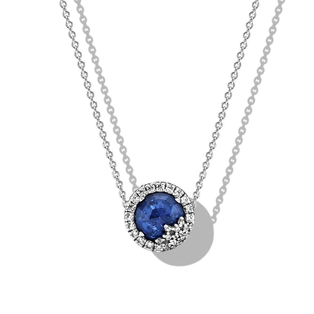 New Heart Shaped Daisy Charm Pendant Necklace