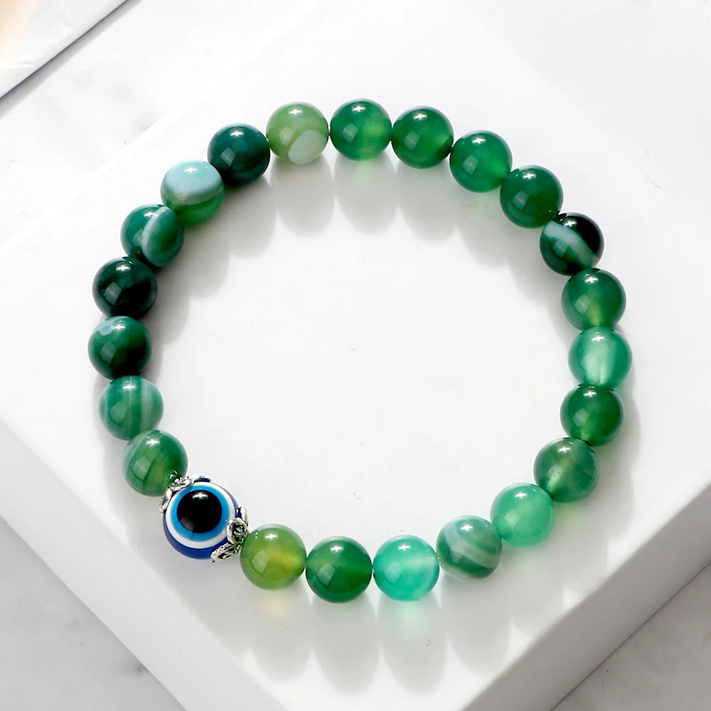 Beautiful Cat Eye Stone Beads Bracelet
