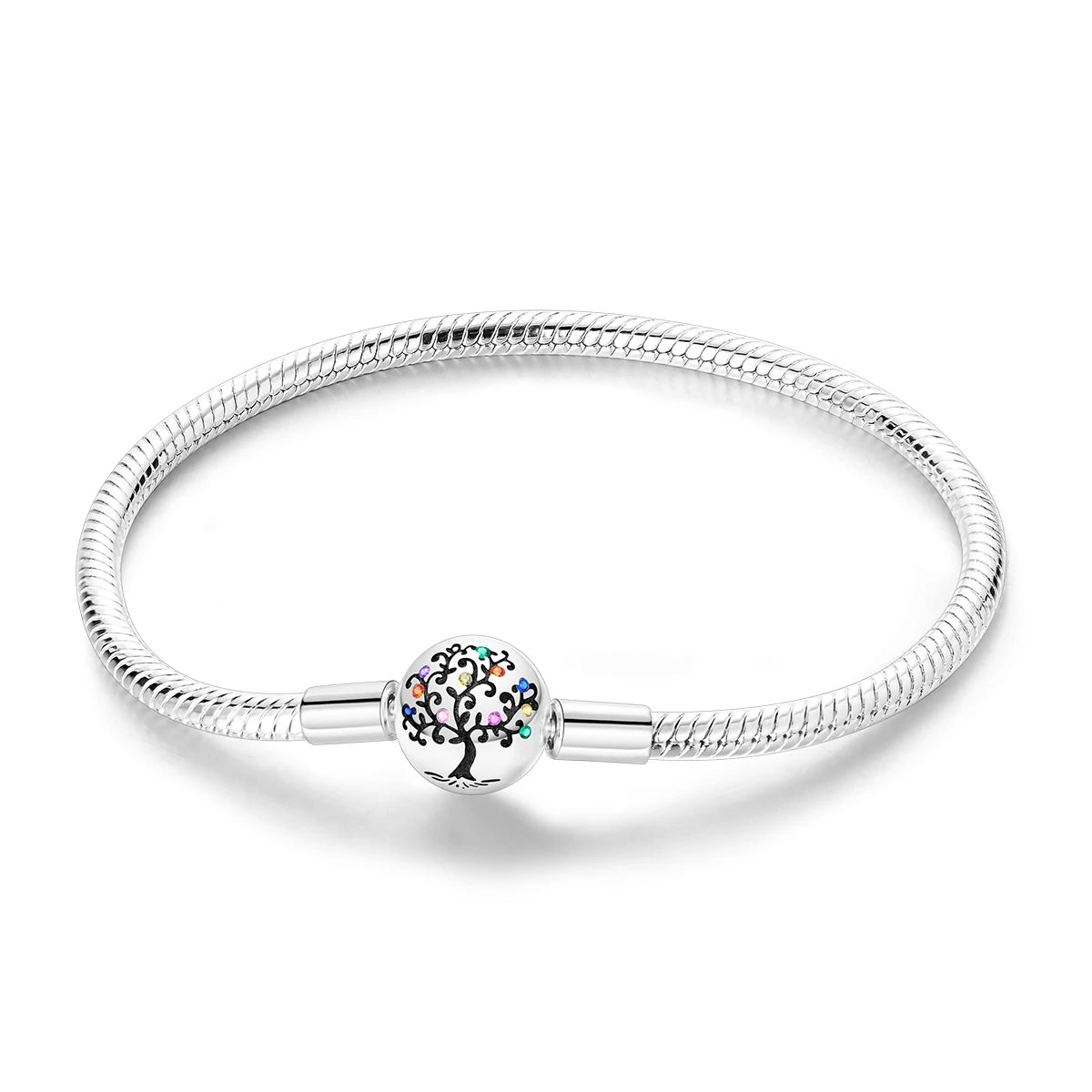 Spiffy Elegant Snake Chain Clasp Charm Pendant Bracelets