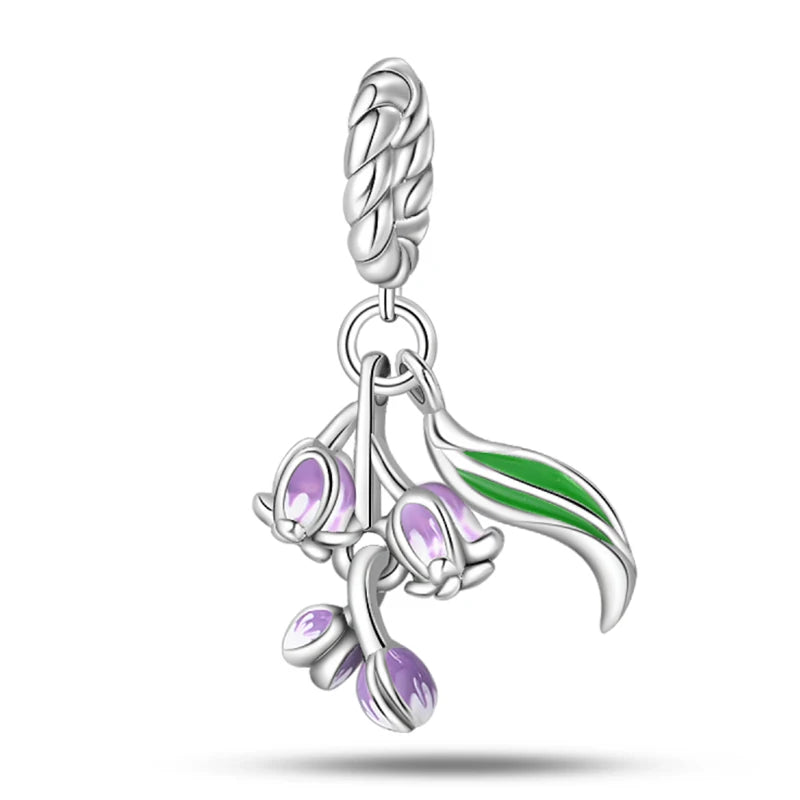 Romantic Bouquet Flower Love Language Theme Charms