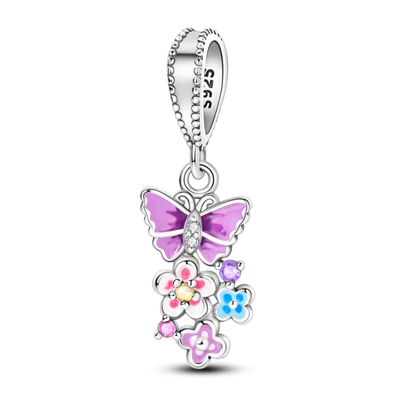 Romantic Bouquet Flower Love Language Theme Charms