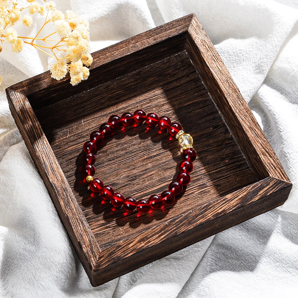 Ruby Red  Prosperity Protection Enhancement Bracelet