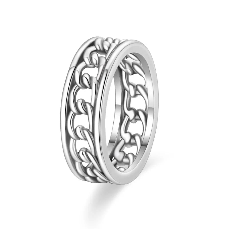 Floral Heart-Shaped Crown Rings