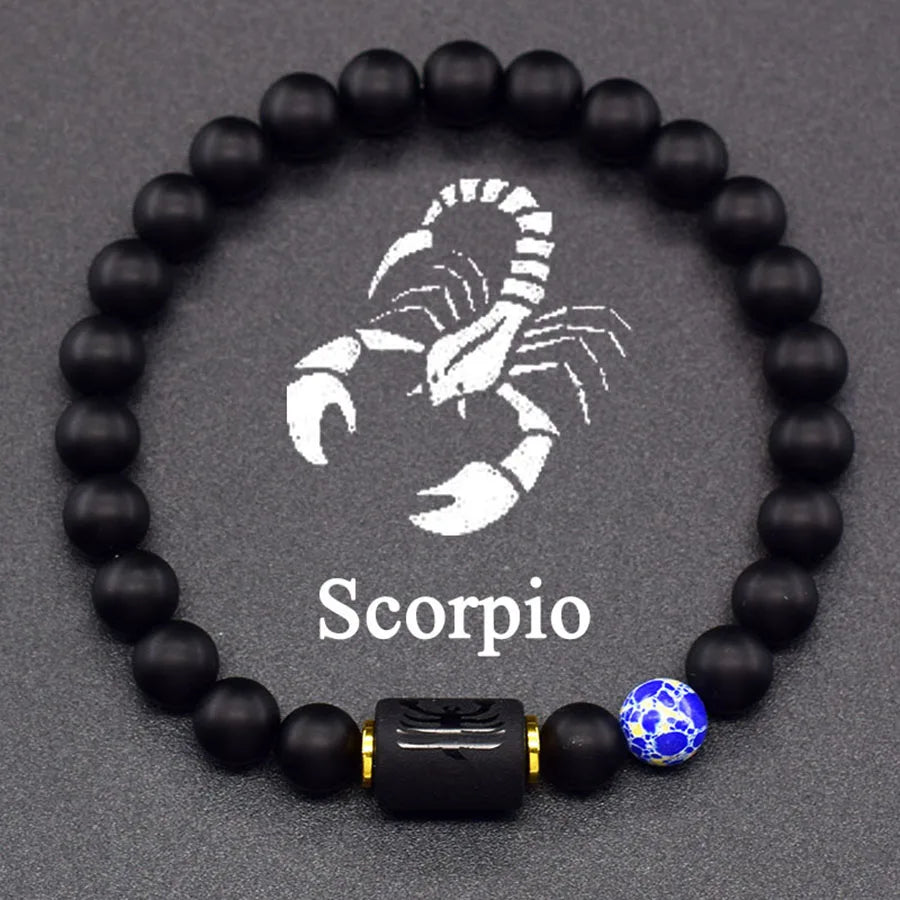 Crystal Cosmic Zodiac Sign Bracelet Constellation Bracelet