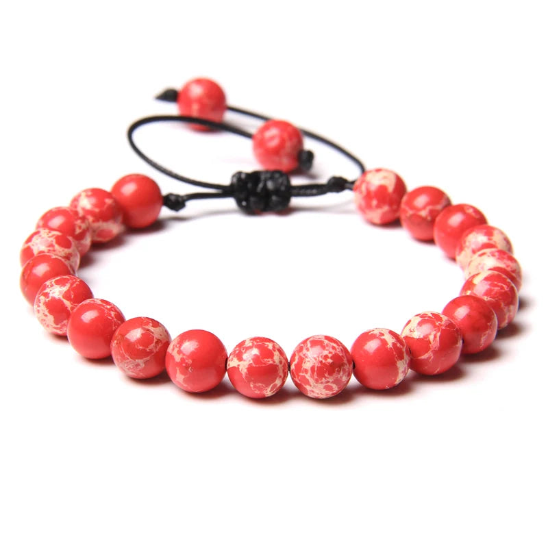 Couple Distance Energy Bracelets Natural Stone Healing