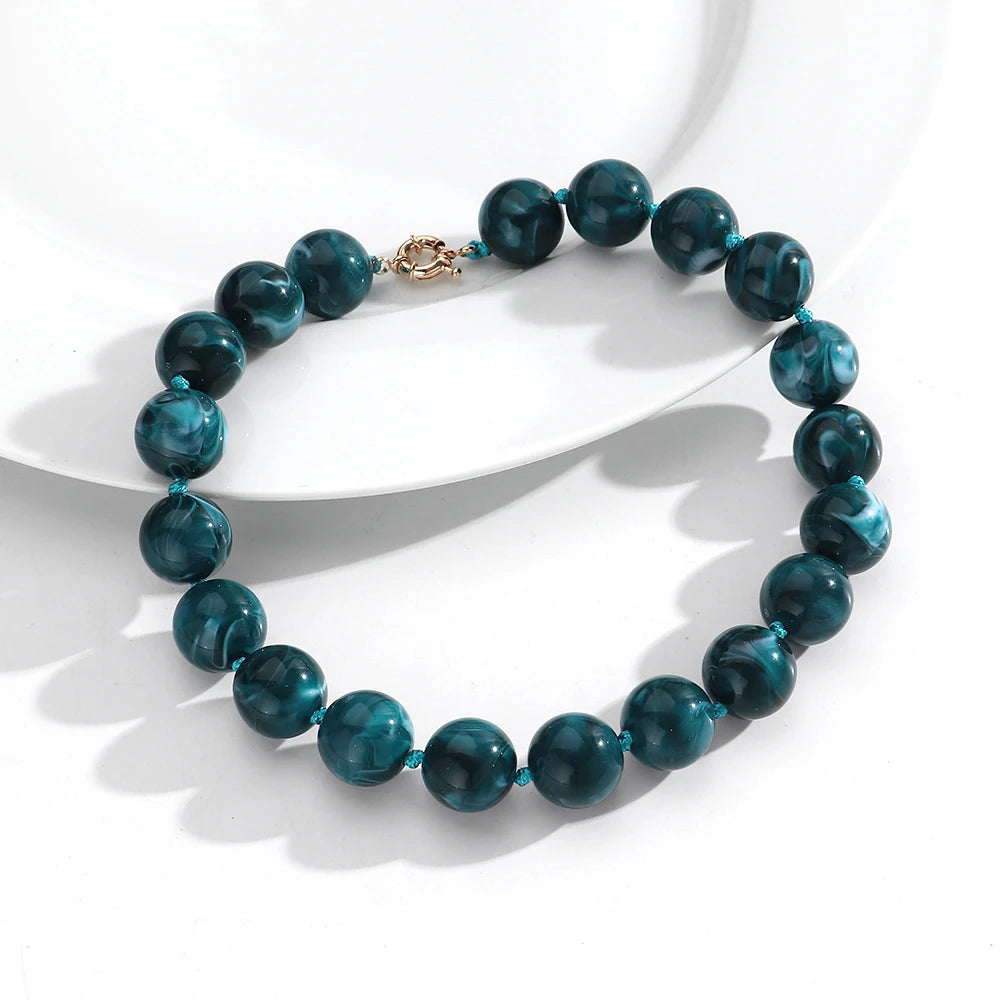 Vintage Paris Beads Choker Necklaces