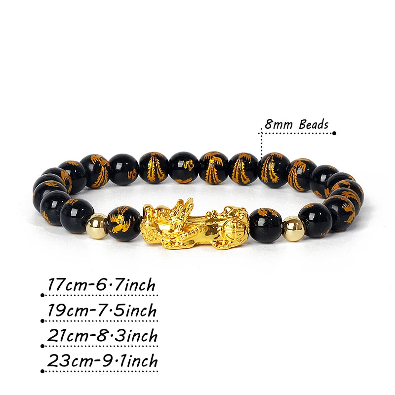 Zen Feng Shui Pixiu Dragon Charm Bracelets