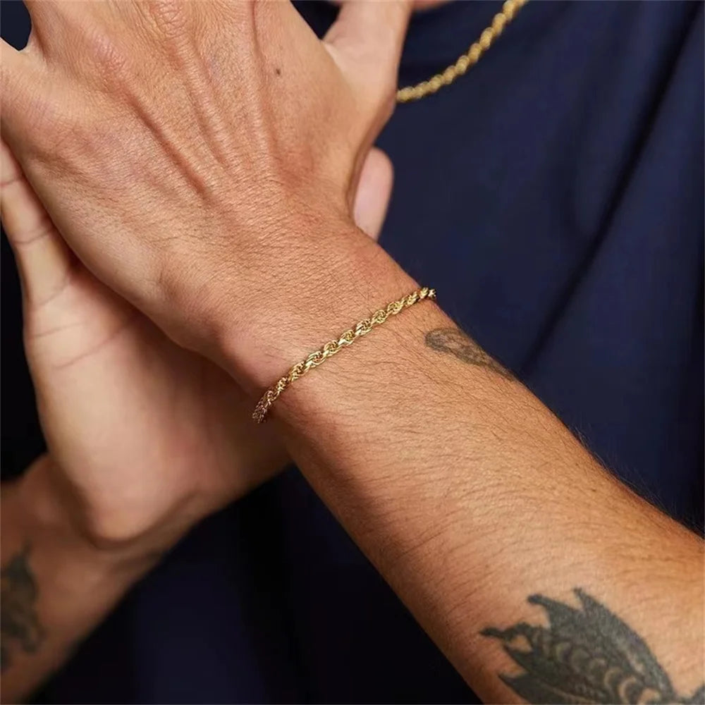 Sophisticated Elegant Twist Chain Bracelets