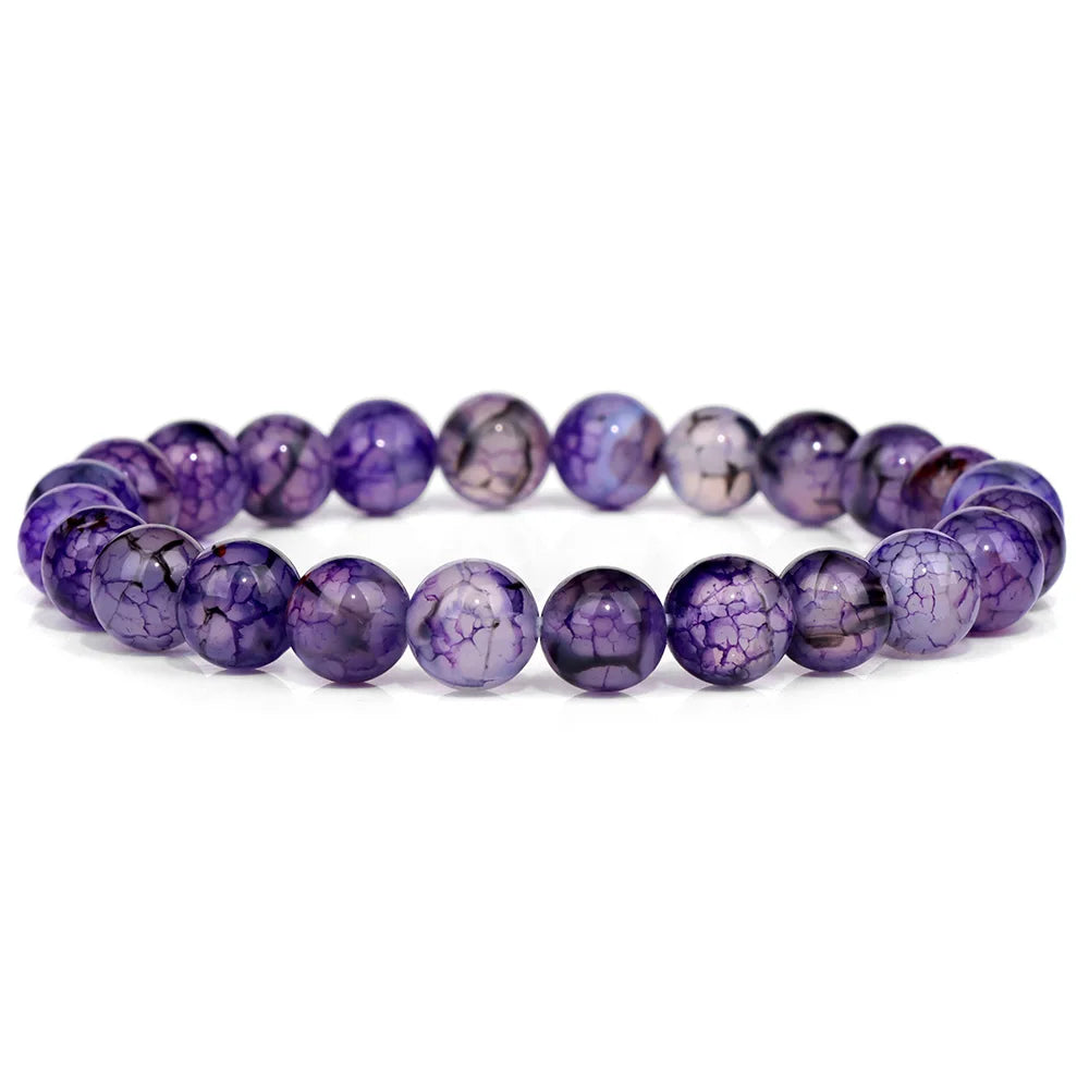 Royal Fire Dragon Purple Stone Bracelets