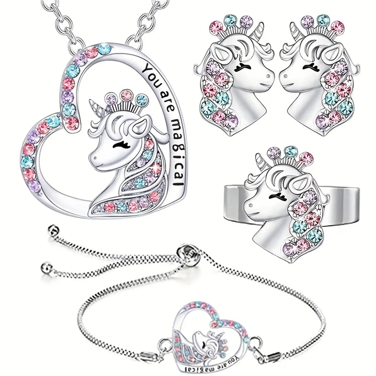 Lucky Unicorn Necklace & Sets