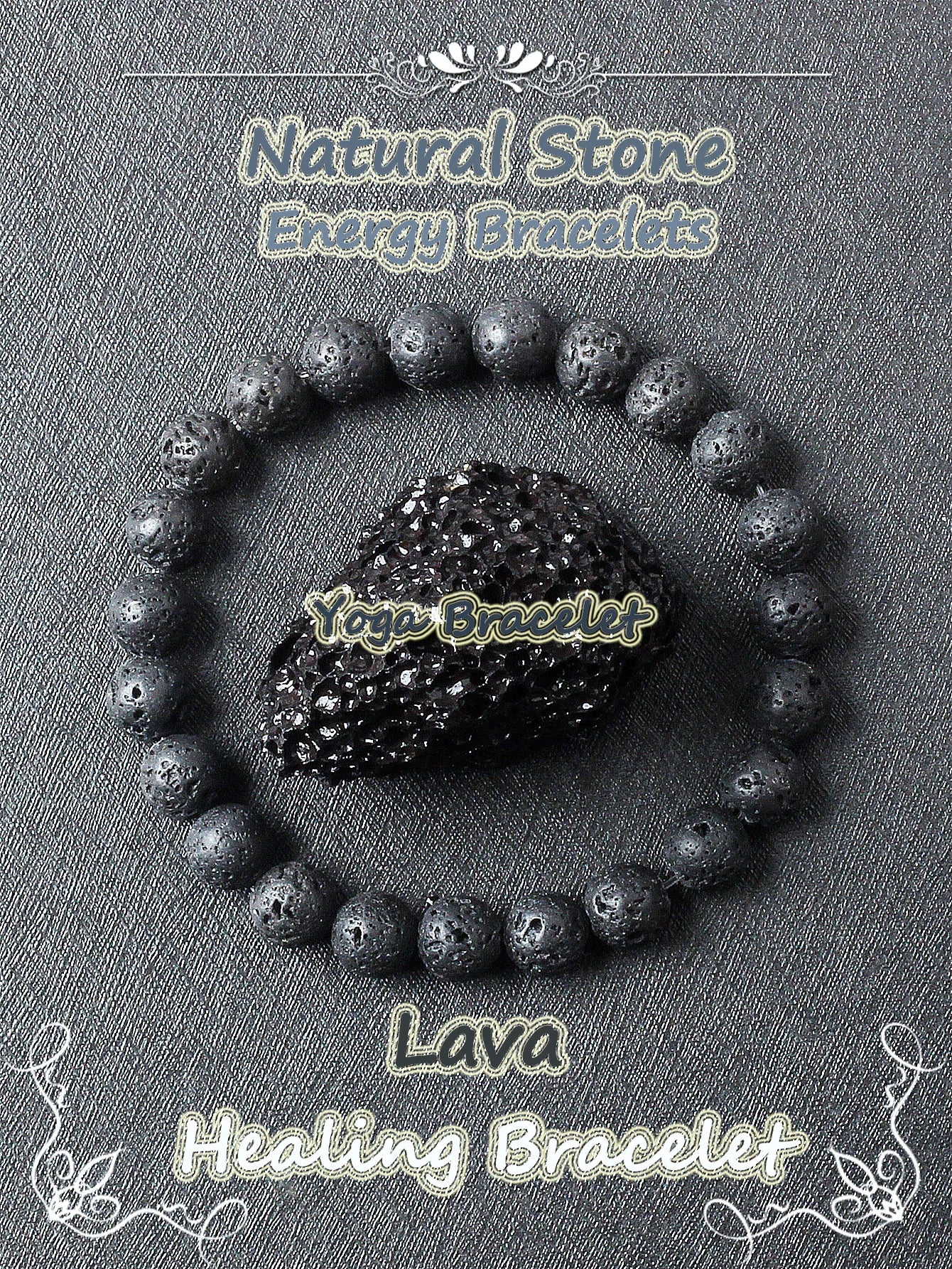 Genuine Crystal Round Healing Bracelets
