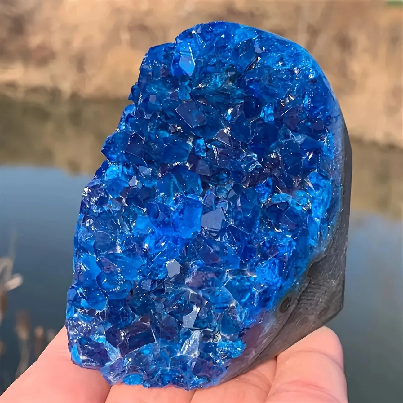 Sapphire Stunning Blue Crystal Cluster