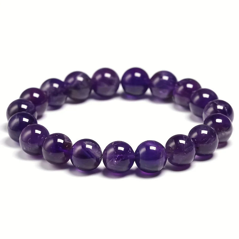 Elegant 5A Natural Amethyst Purple Quartz Bracelets
