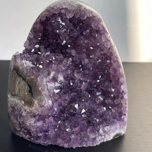 Natural Amethyst Crystal Cluster Raw Healing Stone