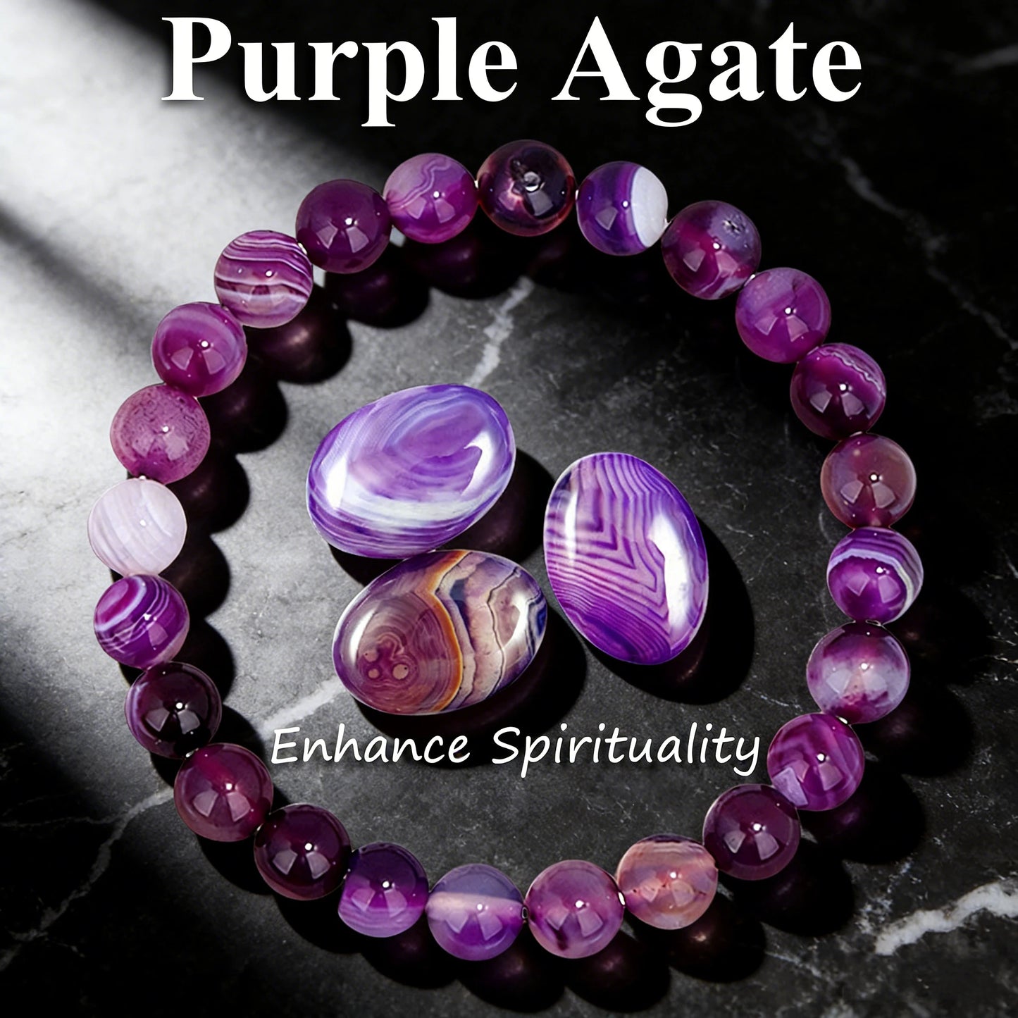 Universal Galaxy Healing Crystal Vitality Charm Bracelets