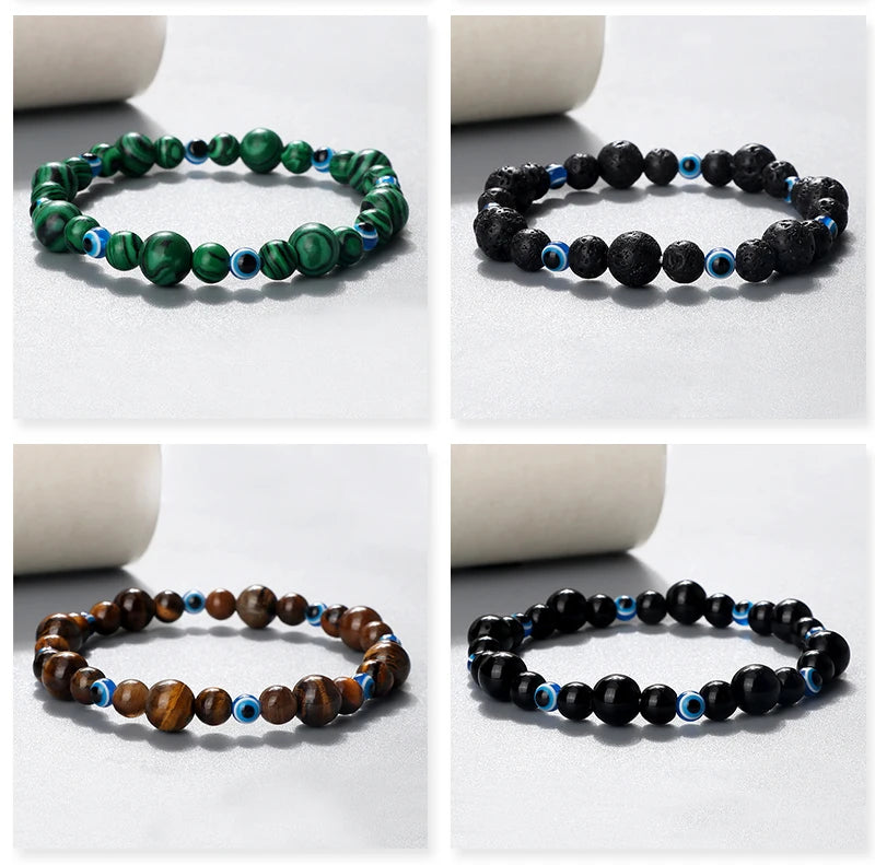 Earths Protection Blue Evil Eye Energy Bracelets