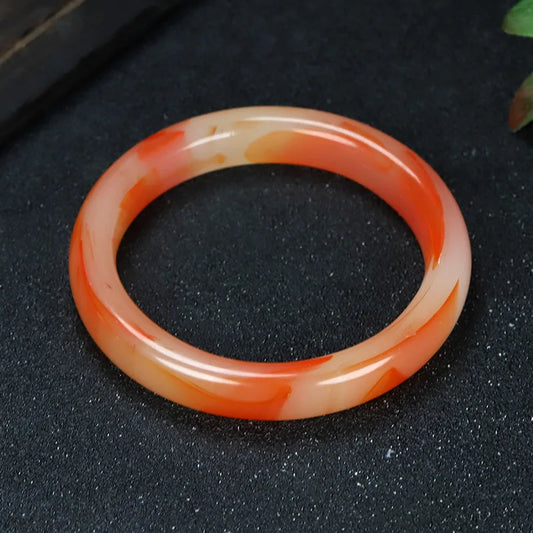 Beautiful Soft Orange & Jade Series Bangles