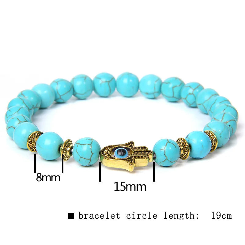 Fatima Hand & Evil Eye Charm Protection Bracelets