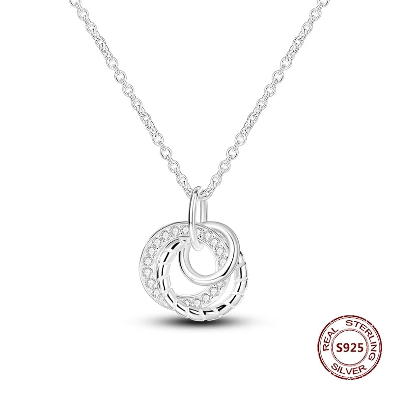 Enchanting Silver Unique Styled Necklace