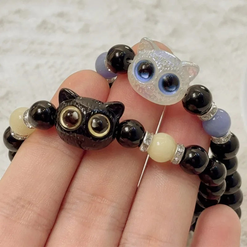 Luminous Big Eye Cat Bracelets