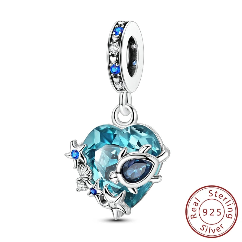 Summer Ocean Blue Pendant Charms