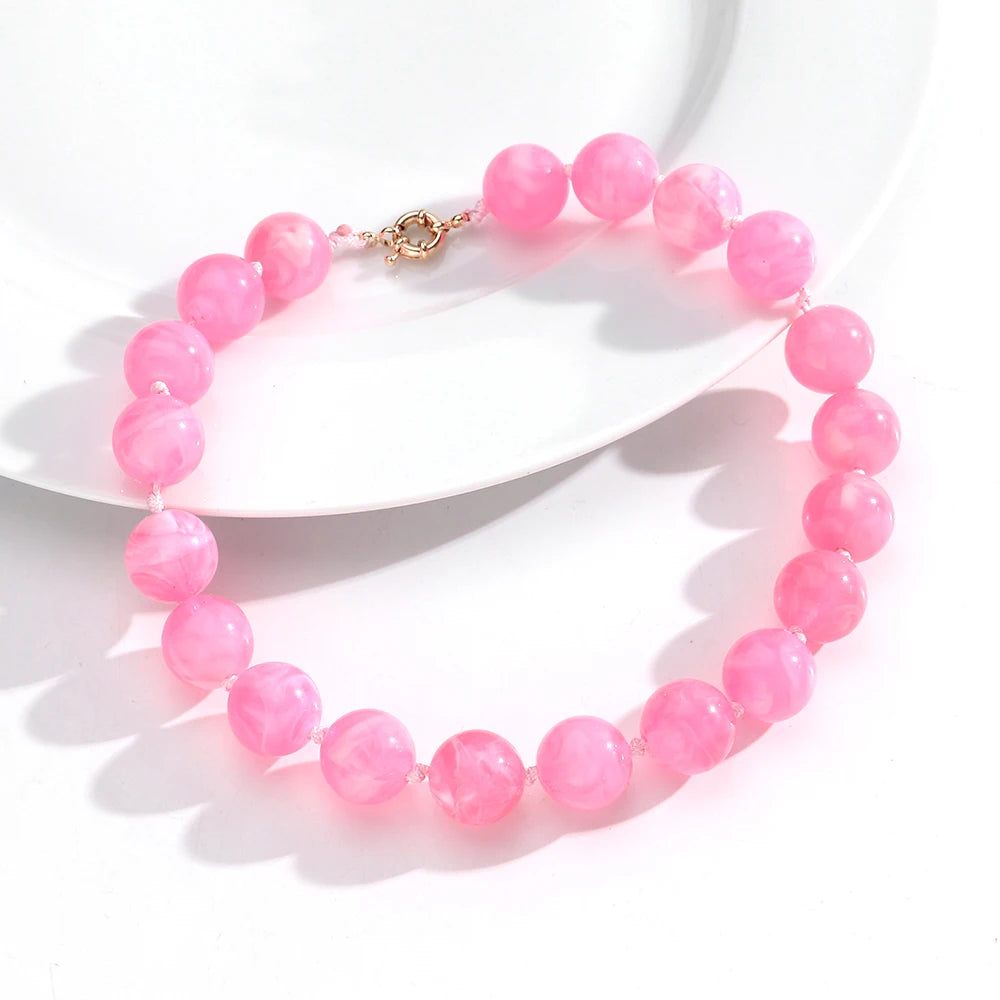 Vintage Paris Beads Choker Necklaces