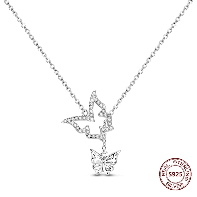 Enchanting Silver Unique Styled Necklace