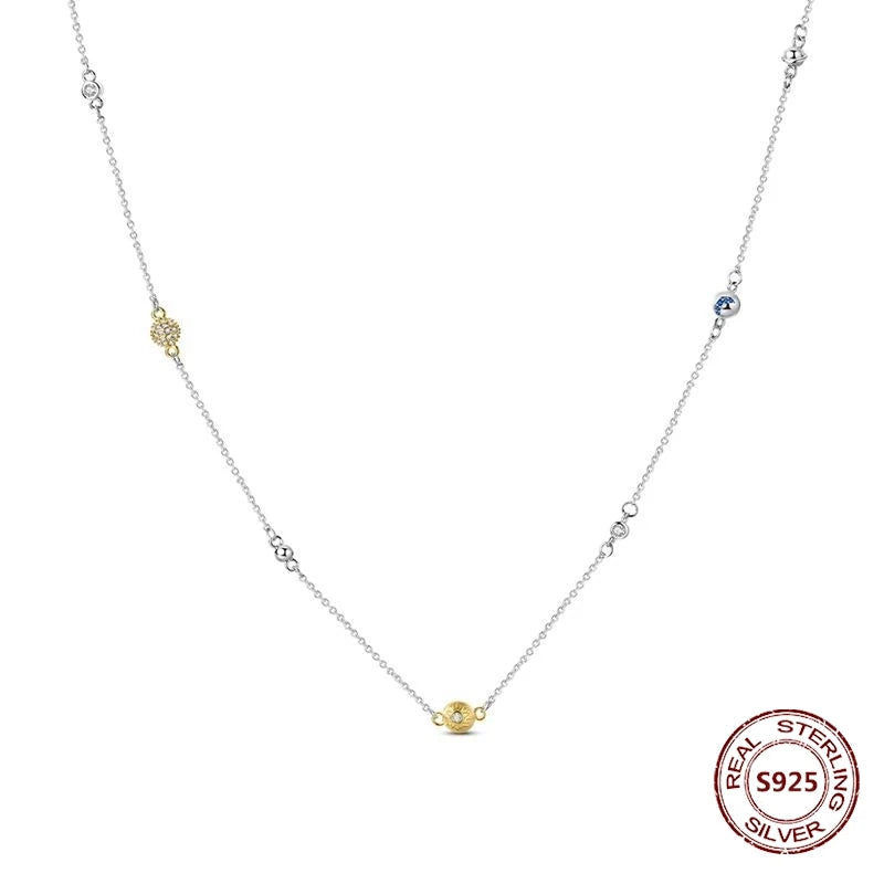 Enchanting Silver Unique Styled Necklace