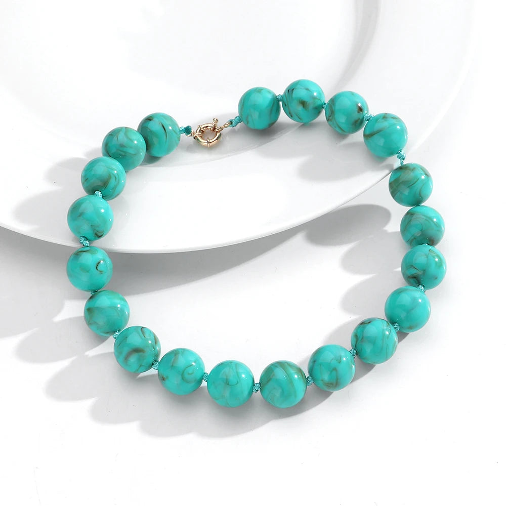 Vintage Paris Beads Choker Necklaces